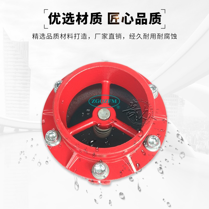 沟槽式消声止回阀