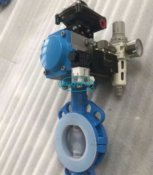 气动衬氟蝶阀