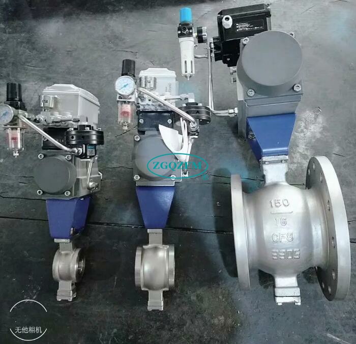 不锈钢气动V型球阀