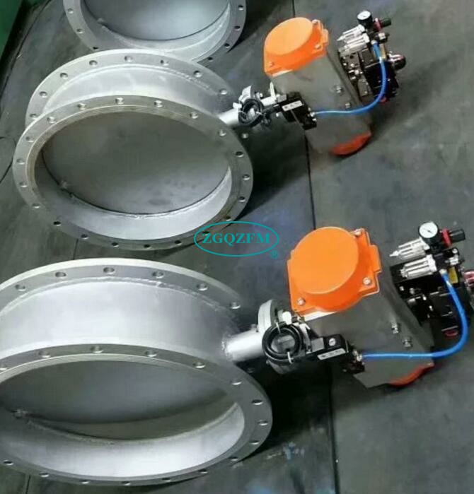 气动法兰通风蝶阀